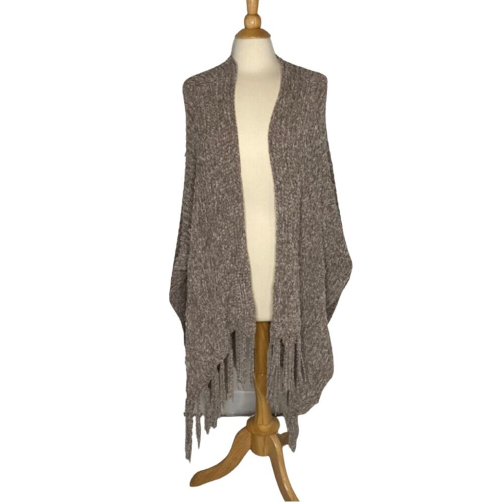 Super Soft Apt. 9 Long Fringe Shaw Kimono Knit